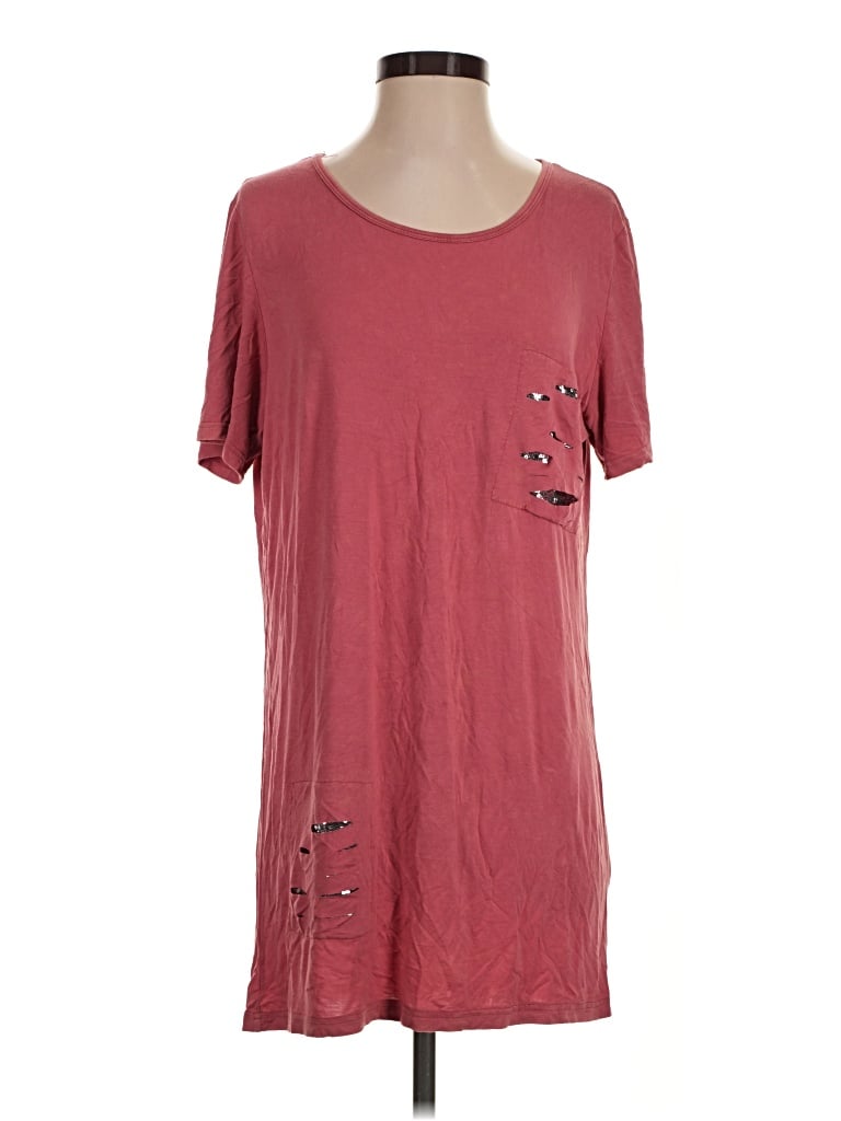 Pre-owned Pol Casual Dress In Burgundy