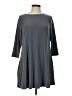 Sympli Solid Gray Casual Dress Size 12 - photo 1