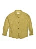 Zara Kids Solid Yellow Long Sleeve Button-Down Shirt Size 6 - photo 1