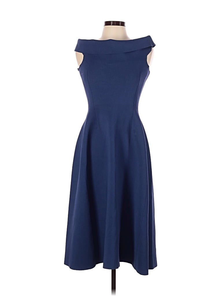 Scanlan Theodore Cocktail Dress In Blue