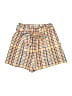 Ann Taylor LOFT Checkered-gingham Yellow Shorts Size XS - photo 1