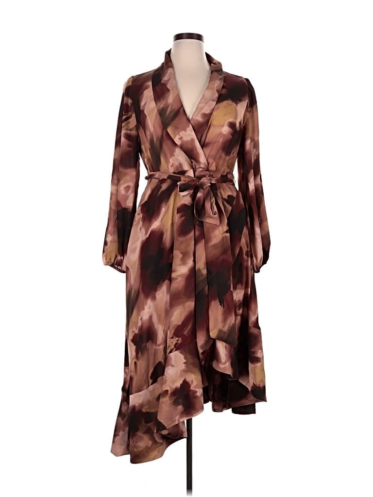 Pre-owned Studio By Torrid Casual Dress In Brown