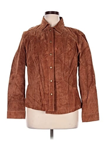 Coldwater Creek Leather Jacket (view 1)