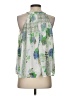 Current Air 100% Polyester Green Sleeveless Blouse Size S - photo 2