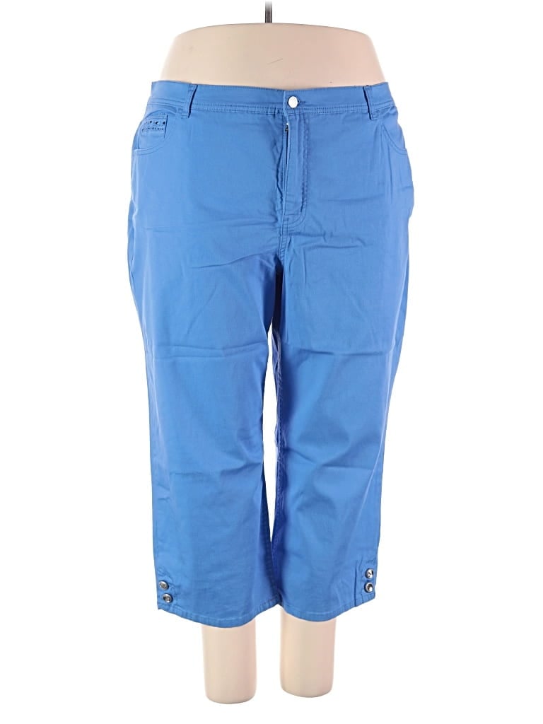 Pre-owned Jaclyn Smith Casual Pants In Blue