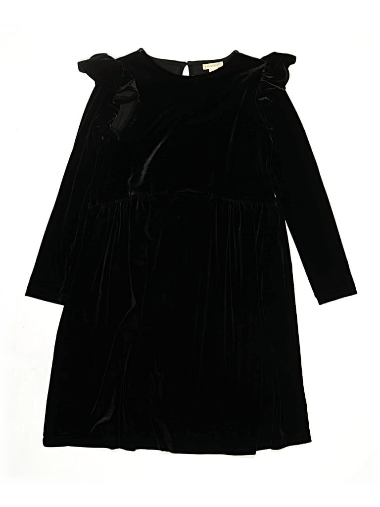 Pre-owned Crewcuts Kids' Dress In Black