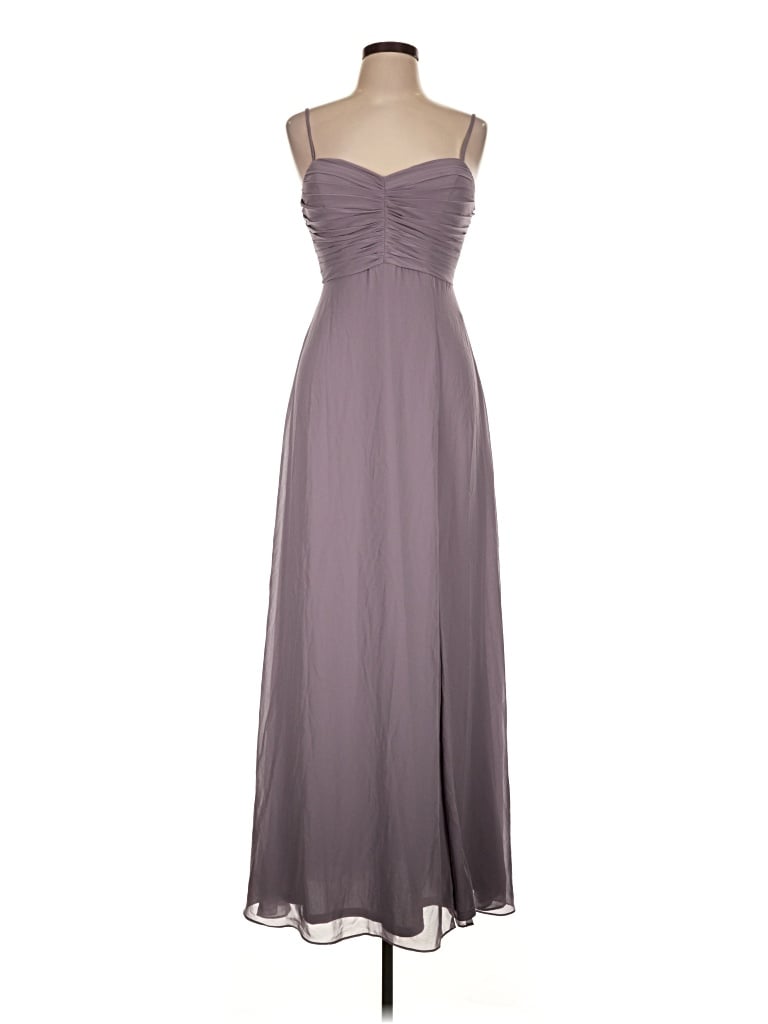 Pre-owned Bill Levkoff Cocktail Dress In Gray