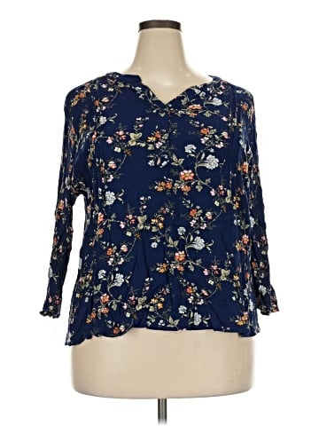 Fun2Fun 3/4 Sleeve Blouse (view 1)