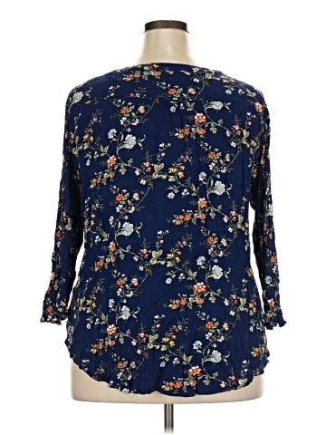 Fun2Fun 3/4 Sleeve Blouse (view 2)