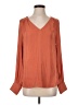 Maison d' Amelie 100% Polyester Orange Long Sleeve Blouse Size S - photo 1