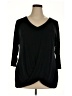 Belldini Black 3/4 Sleeve Top Size 2X - photo 1