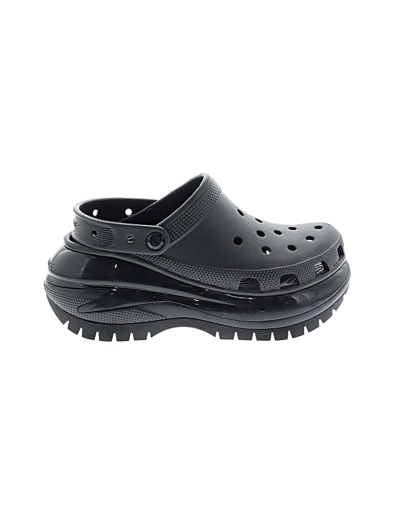 Pre-owned Crocs Mule/clog In Black