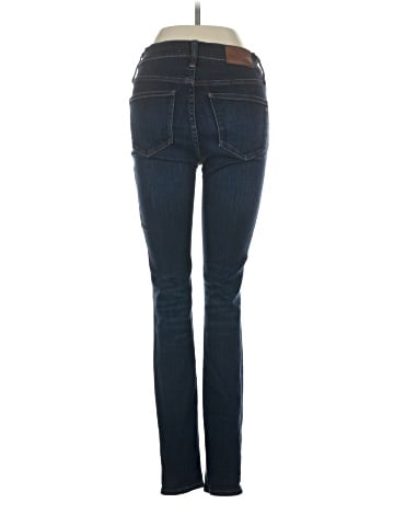 Madewell 9" Mid-Rise Skinny Jeans in Larkspur Wash: TENCEL&trade; Denim Edition (view 2)