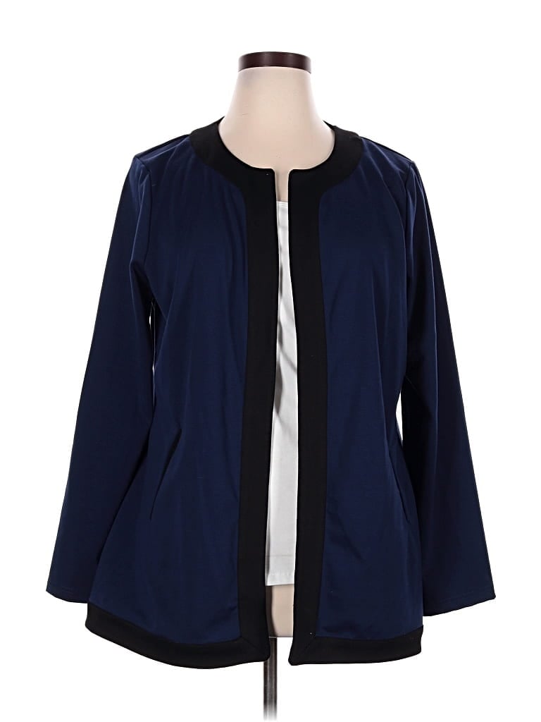 Pre-owned Dana Buchman Jacket In Blue