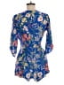 Yumi Kim 100% Silk Floral Blue Romper Size M - photo 2