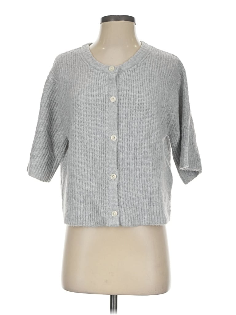 Pre-owned Aerie Cardigan Sweater In Gray