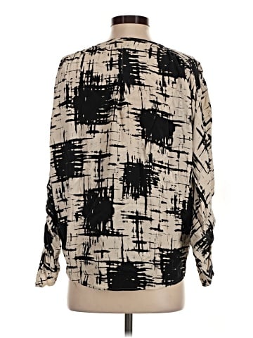 St. John Long Sleeve Silk Top (view 2)