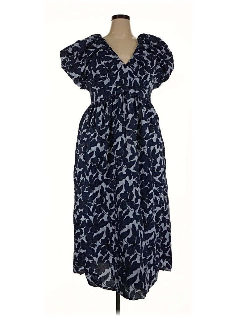 Pre-owned J.crew Collection Casual Dress In Blue