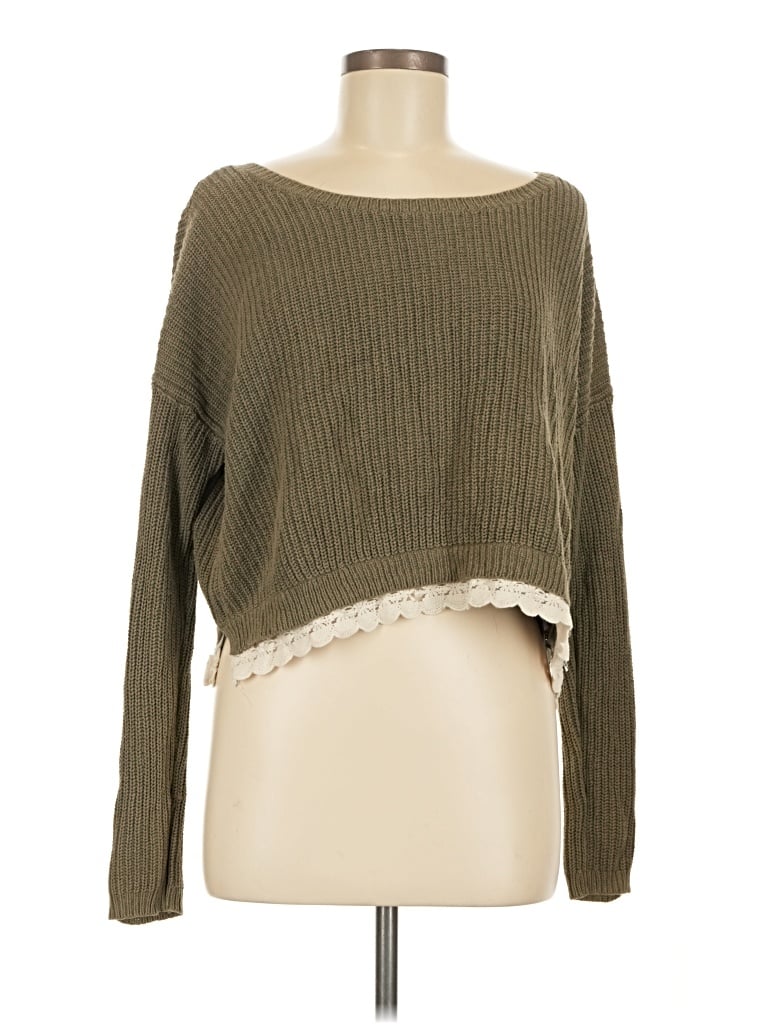 Pre-owned Kimchi Blue Pullover Sweater In Tan