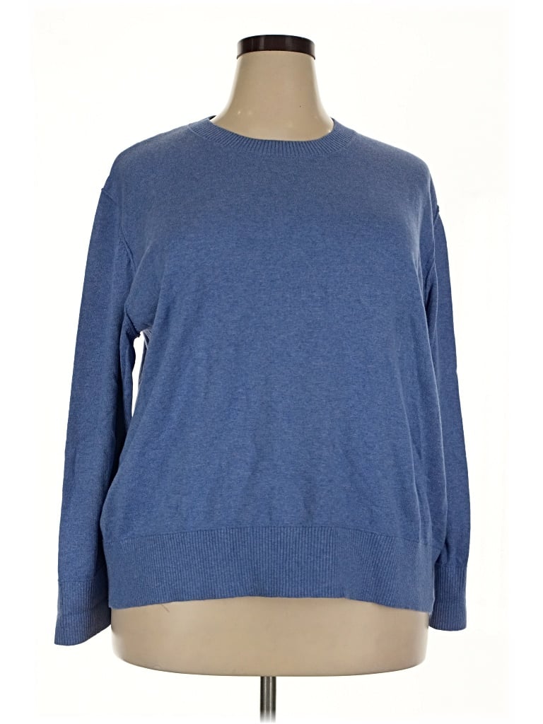 Pre-owned L.l.bean Pullover Sweater In Blue