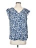 Fun2Fun Blue Sleeveless Blouse Size M - photo 1