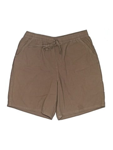 Karen Scott Khaki Shorts (view 1)