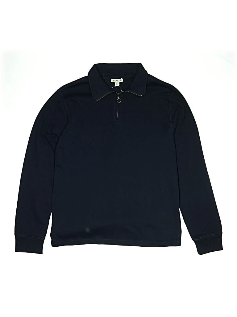 Pre-owned Crewcuts Kids' Pullover Sweater In Blue