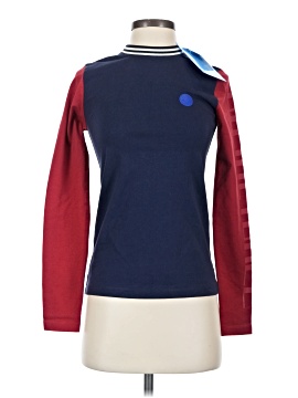 Blå Konst Acne Studios Long Sleeve Polo (view 1)