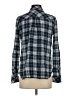 Kut from the Kloth Plaid Blue Long Sleeve Button-Down Shirt Size S - photo 2