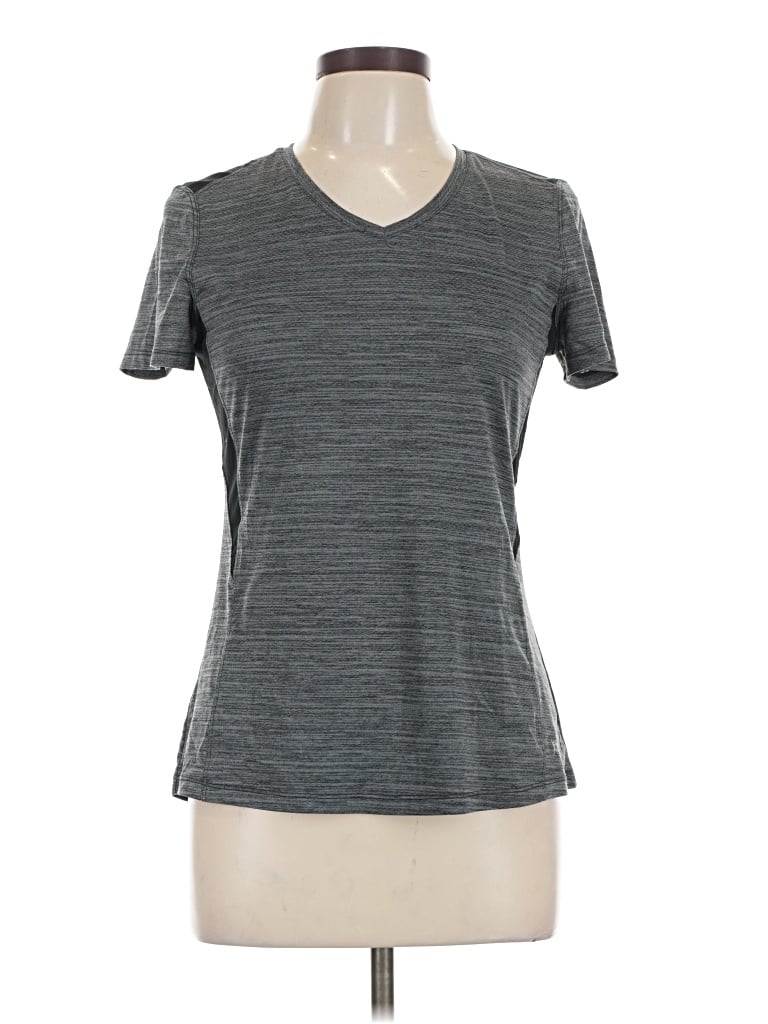 Pre-owned Danskin Now Active T-shirt In Gray