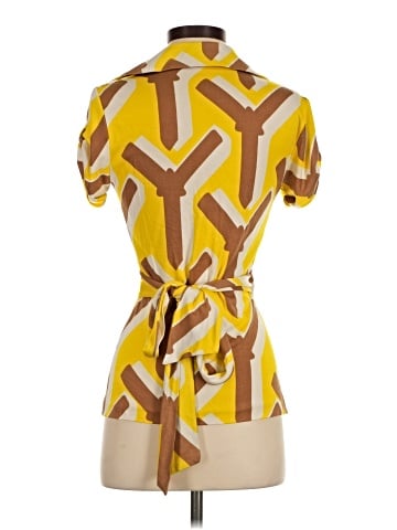 Diane von Furstenberg Short Sleeve Blouse (view 2)
