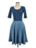 Lularoe Solid Blue Casual Dress Size M - photo 1