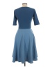 Lularoe Solid Blue Casual Dress Size M - photo 2