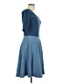 Lularoe Solid Blue Casual Dress Size M - photo 4