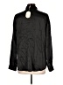 Unbranded Metallic Black Long Sleeve Blouse Size L - photo 2