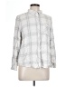 Well Worn 100% Viscose Silver Long Sleeve Blouse Size L - photo 1