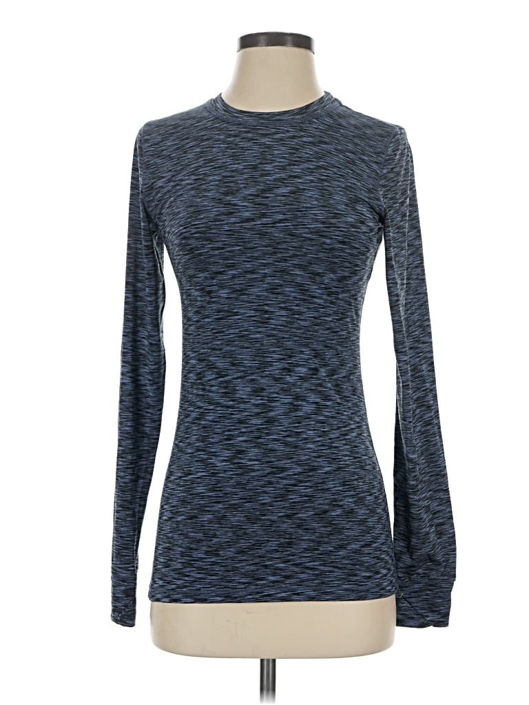 Pre-owned Cuddl Duds Long Sleeve T-shirt In Blue