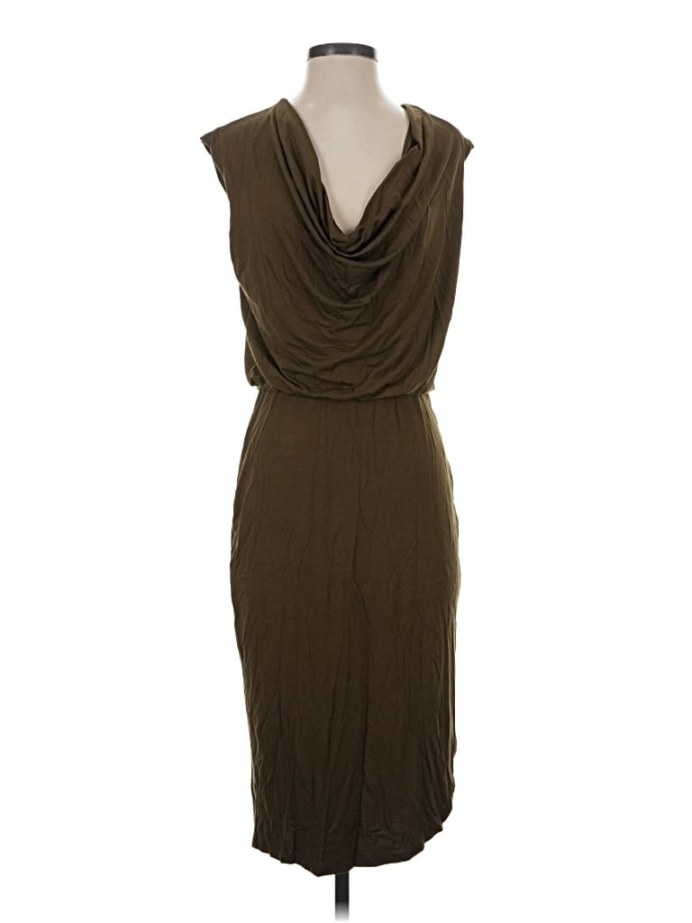 Pre-owned Bordeaux Cocktail Dress In Brown