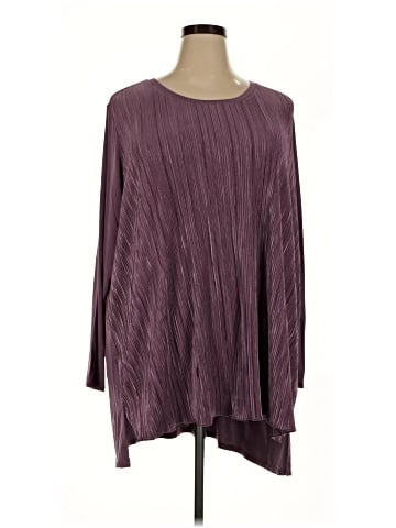 LOGO by Lori Goldstein Long Sleeve Blouse (view 1)
