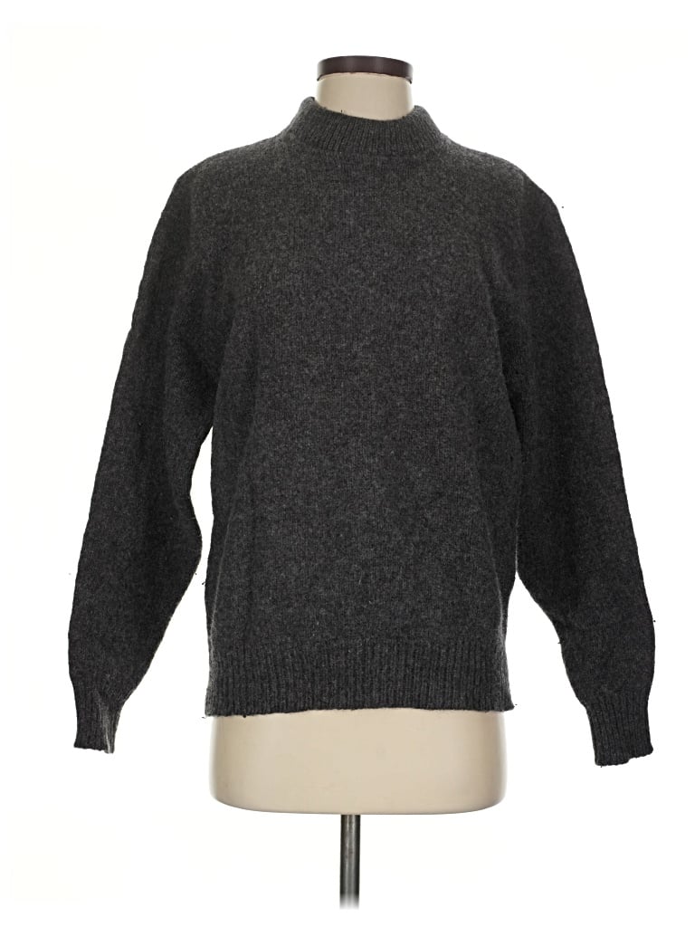 Pre-owned L.l.bean Wool Pullover Sweater In Gray