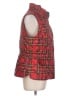 Talbots Plaid Red Vest Size L - photo 4