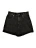Express Black Denim Shorts Size 6 - photo 1