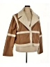 Avec Les Filles 100% Polyurethane Brown Jacket Size 2X - photo 1