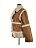 Avec Les Filles 100% Polyurethane Brown Jacket Size 2X - photo 5