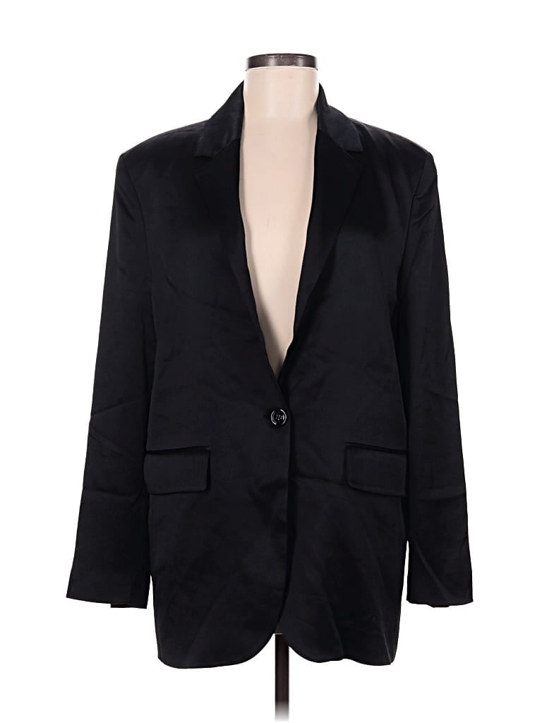 Pre-owned Mng Blazer Jacket In Black