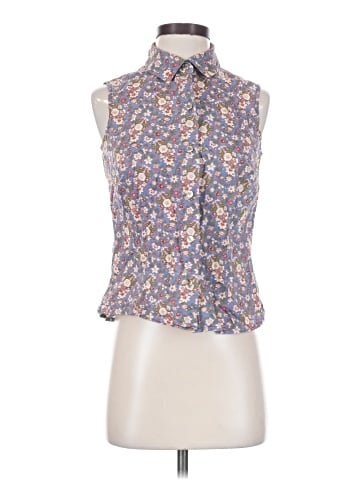 Ann Taylor Sleeveless Button-Down Shirt (view 1)