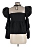 Shein 100% Polyester Black 3/4 Sleeve Blouse Size 6 - photo 2
