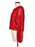 Francesca's Red Long Sleeve Blouse Size L - photo 5