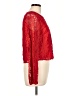 Francesca's Red Long Sleeve Blouse Size L - photo 4