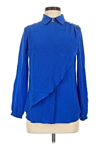 Naven Long Sleeve Silk Top (view 1)